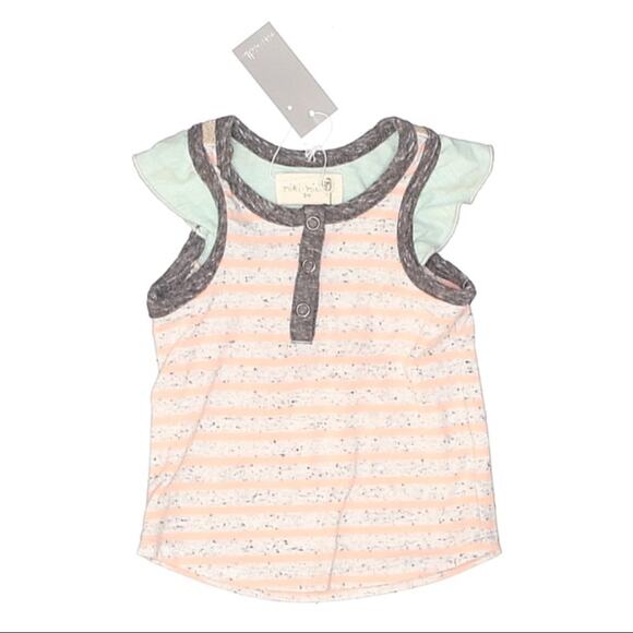 Miki & Miette Cameron Flutter Sleeve Tank Top 3M - Picture 1 of 3